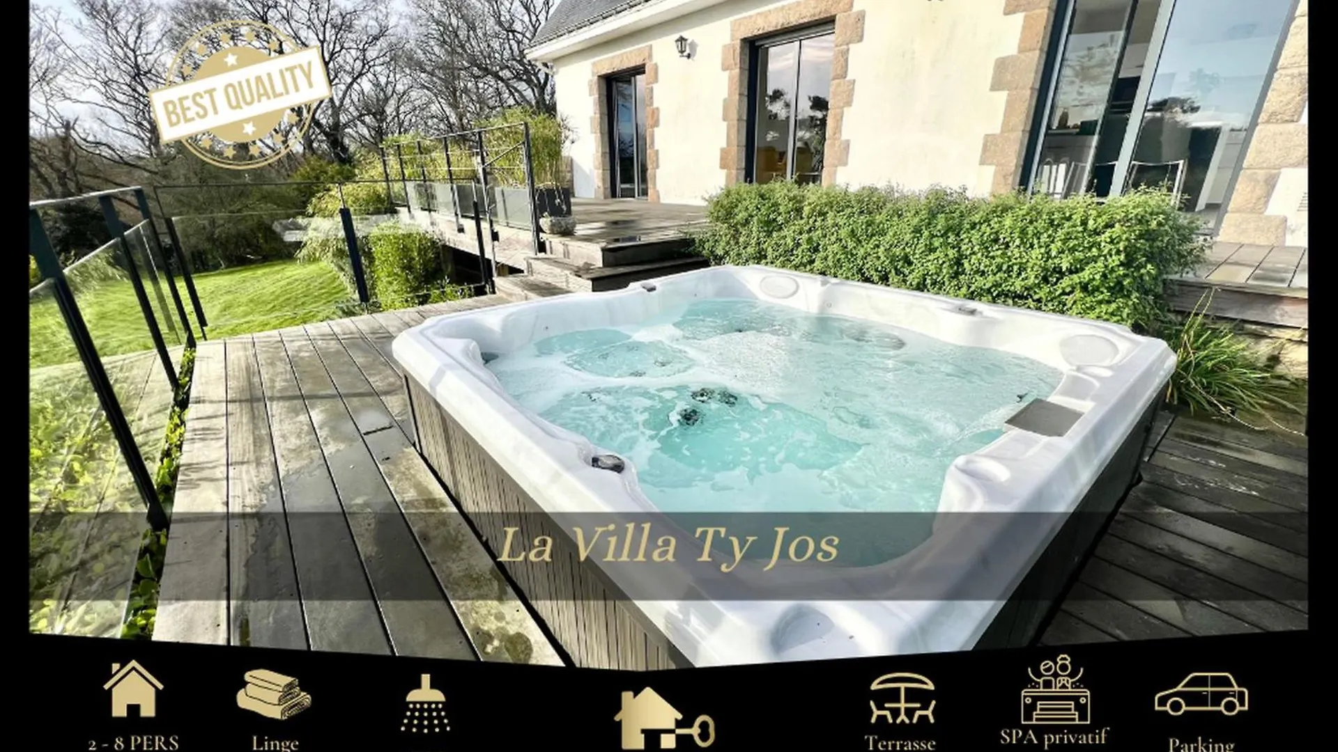 Villa Ty Jos, Comfort, Serenity, Countryside & Spa, 2-8 Personnes, Plages A 5Min, Animaux Admis Clohars-Carnoët